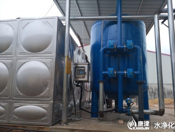 壓力式一體式凈水器，石英砂過濾器 全自動壓力式凈水器